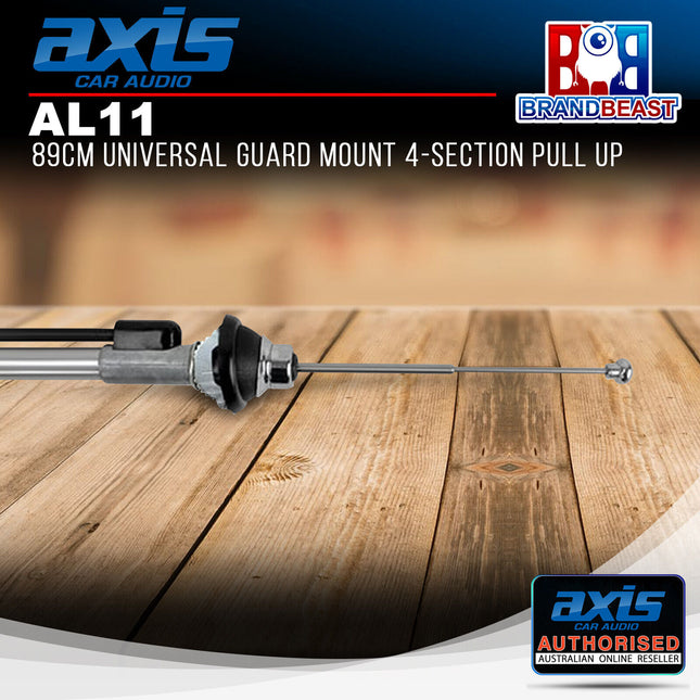 Axis AL11 89cm Guard Mount 4-Section Pull Up Antenna