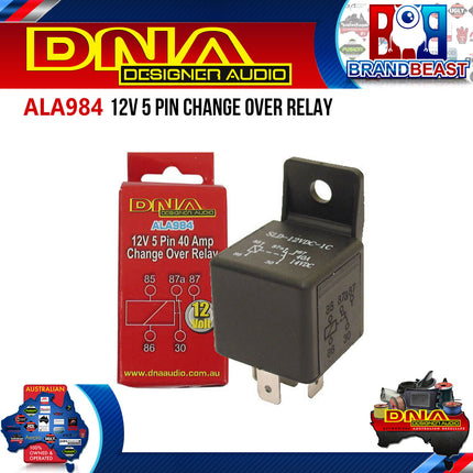 DNA ALA984 12V 5 Pin 40 AMP Change Over Relay