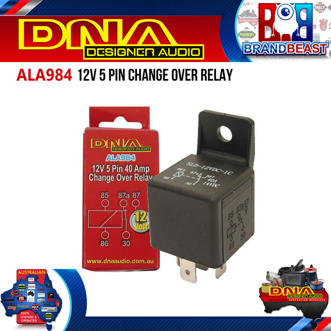 DNA ALA984 12V 5 Pin 40 AMP Change Over Relay