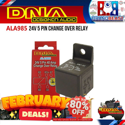 DNA ALA985 24V 5 Pin 40 AMP Change Over Relay