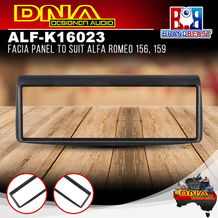 DNA ALF-K16023 Single DIN Fascia Panel To Suit Alfa Romeo 156 & 159