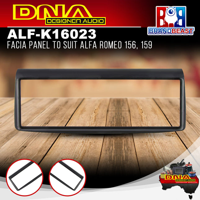 DNA ALF-K16023 Single DIN Fascia Panel To Suit Alfa Romeo 156 & 159