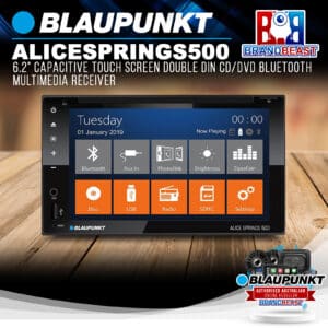 Blaupunkt ALICE SPRINGS 500 6.2 2-DIN DVD CD Bluetooth Phone Mirroring Via USB