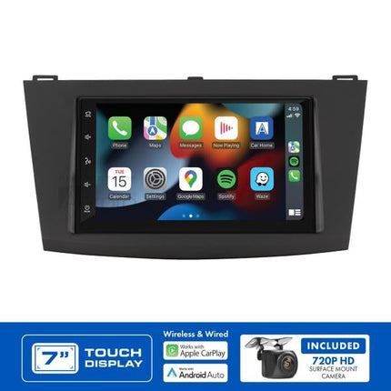 Aerpro AM7514K 7" Multimedia Receiver Kit to Suit Mazda 3 2009-2013