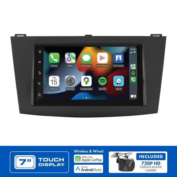 Aerpro AM7514K 7" Multimedia Receiver Kit to Suit Mazda 3 2009-2013