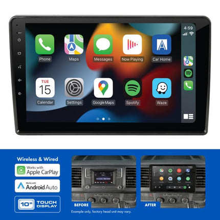 Aerpro AMAVW3 10" Multimedia Receiver Kit Volkswagen Various 2006-2015