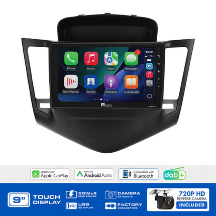 Aerpro AMDGM2 9" Wireless CarPlay DAB+ Holden Cruze MyLink 2009-2016 Infodaptor