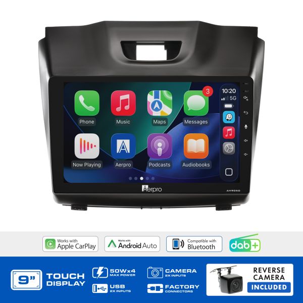 Aerpro AMDGM9B 9" Multimedia Receiver Holden Colorado 2014-16