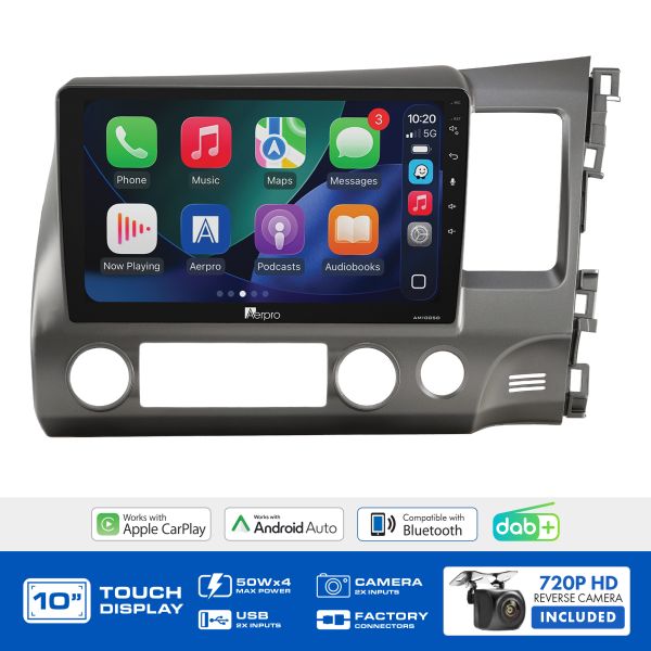 Aerpro AMDHO9 10" Multimedia Receiver Kit Honda Civic 2006-2011