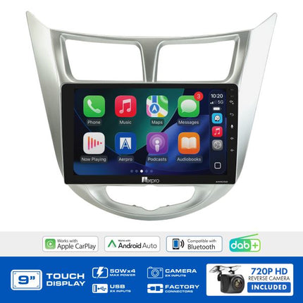 Aerpro AMDHY22 9" Multimedia Receiver Hyundai Accent 2011-15