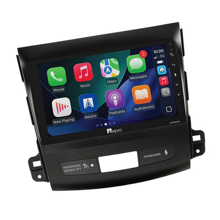 Aerpro AMDMB11 9" Wireless CarPlay Android Auto DAB+ Mitsubishi Outlander Peugeot 4007