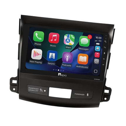 Aerpro AMDMB11 9" Wireless CarPlay Android Auto DAB+ Mitsubishi Outlander Peugeot 4007