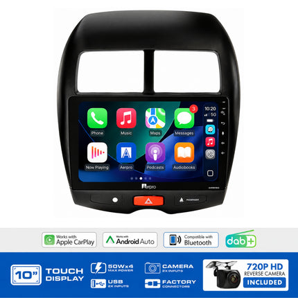 Aerpro AMDMB14 10" Multimedia Receiver Mitsubishi ASX Peugeot