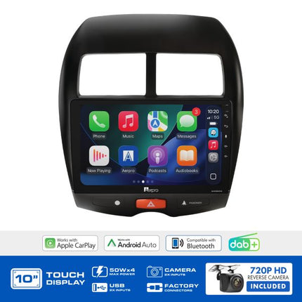 Aerpro AMDMB14 10" Multimedia Receiver Mitsubishi ASX Peugeot