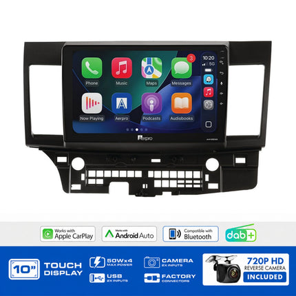 Aerpro AMDMB24 10" Multimedia Receiver Mitsubishi Lancer NoSWC