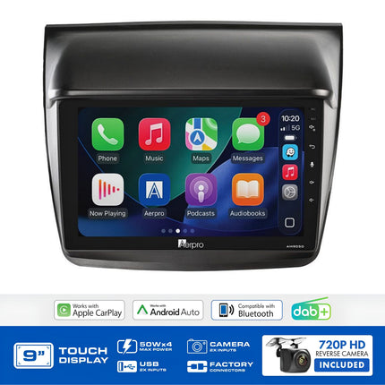 Aerpro AMDMB26 9" Multimedia Receiver Mitsubishi Triton 2015