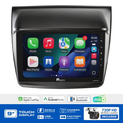 Aerpro AMDMB26 9" Multimedia Receiver Mitsubishi Triton 2015
