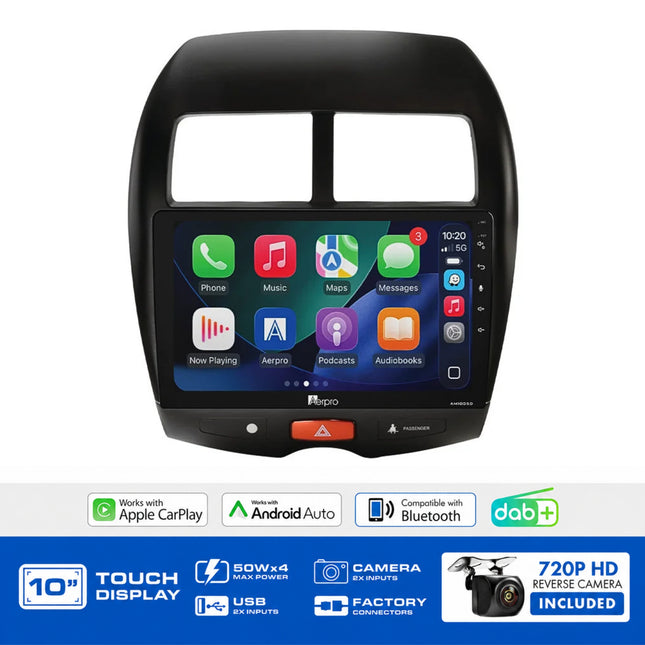 Aerpro AMDMB28 10" Multimedia Receiver Mitsubishi ASX 2013-On