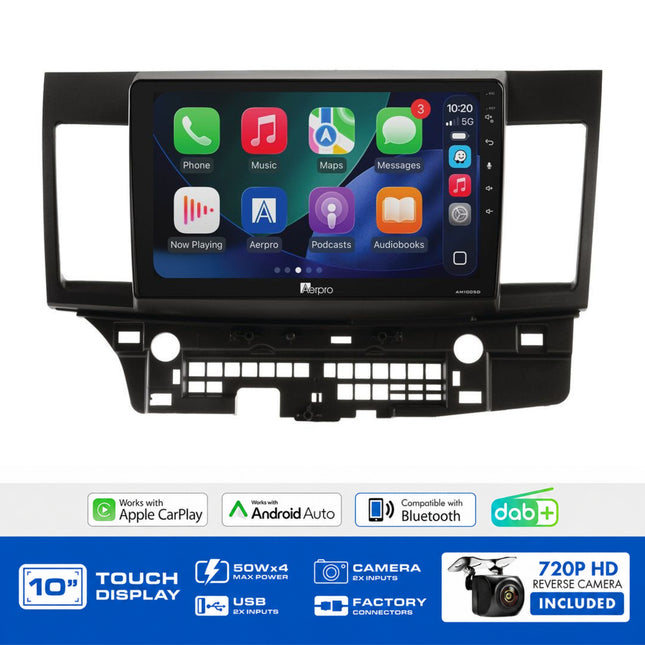 Aerpro AMDMB7 10" Multimedia Receiver Lancer Rockford 2013-17