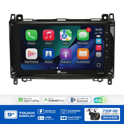 Aerpro AMDMC2 9" Multimedia Receiver Mercedes VW Non-Amplified