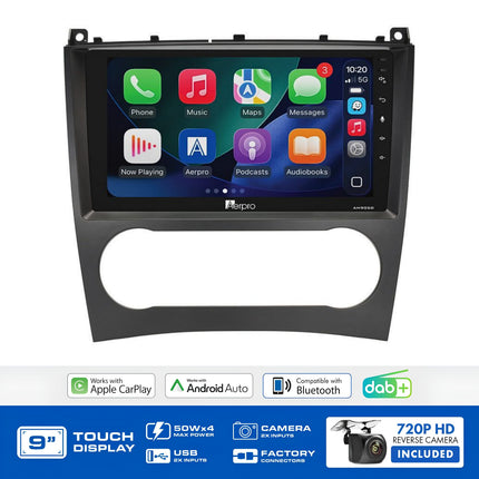Aerpro AMDMC4 9" Multimedia Receiver Mercedes C-Class W203 CLC