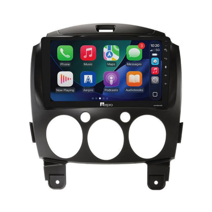 Aerpro AMDMZ19 9" Wireless CarPlay Android Auto DAB+ Mazda 2 DE 2007-2011 No SWC