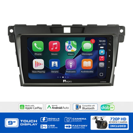 Aerpro AMDMZ21 9" Multimedia Receiver Mazda CX7 2009-2012 Amp