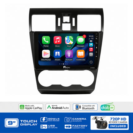 Aerpro AMDSU12 9" Subaru WRX Multimedia Receiver Without Navigation