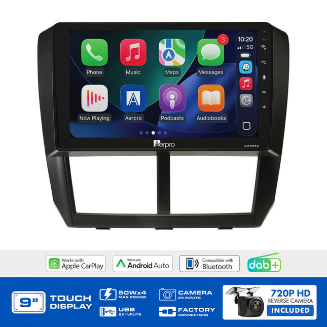Aerpro AMDSU5 9" Multimedia Receiver Subaru Forester Impreza
