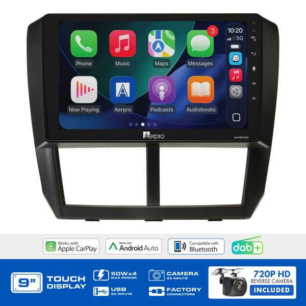 Aerpro AMDSU5 9" Multimedia Receiver Subaru Forester Impreza