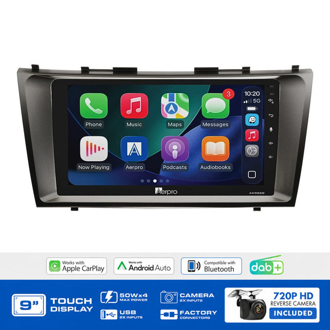 Aerpro AMDTO1 9" Multimedia Receiver Kit Toyota Camry Aurion 2006-2011