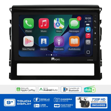 Aerpro AMDTO26 9" Multimedia Receiver Kit Landcruiser 200 Series