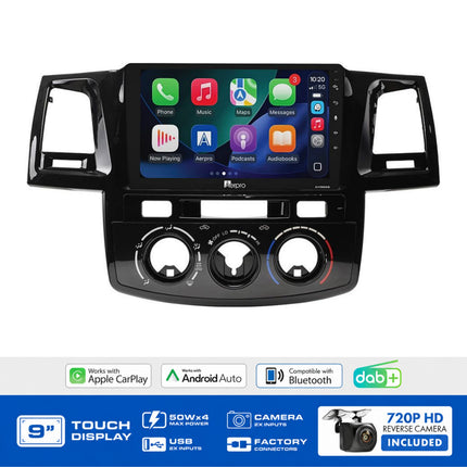 Aerpro AMDTO49 9" Multimedia Receiver Toyota Hilux 2005-2011