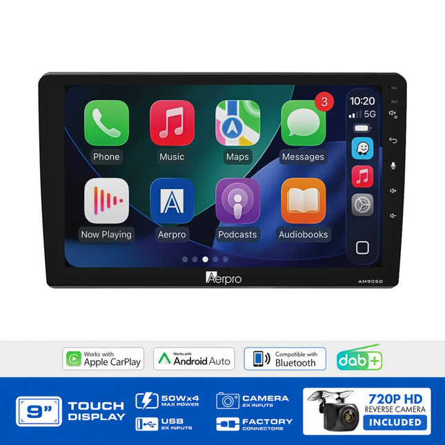 Aerpro AMDVW14 9" Multimedia Receiver VW MIB-PQ Models 2015+