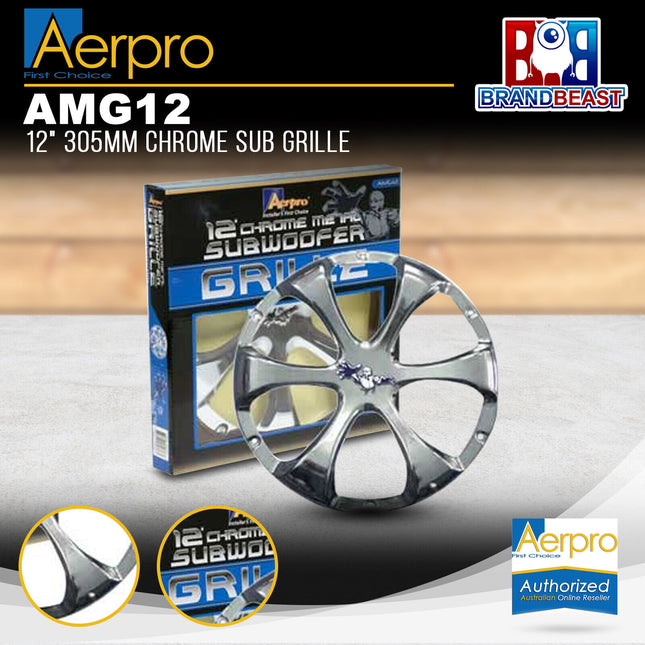 Aerpro AMG12 12" 305mm Chrome Sub Grille