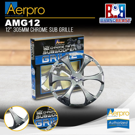 Aerpro AMG12 12" 305mm Chrome Sub Grille