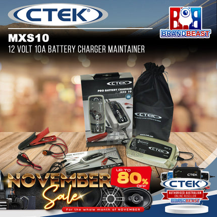 CTEK MXS 10 12V 10A Battery Charger and Maintainer