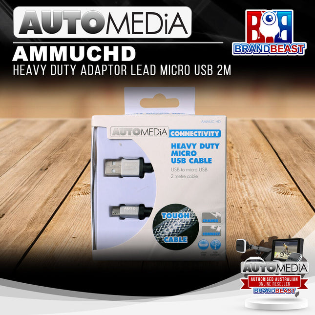 Automedia AMMUC-HD 2M Heavy-Duty Micro USB Cable