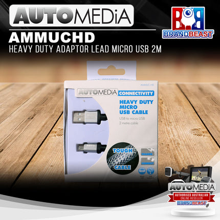 Automedia AMMUC-HD 2M Heavy-Duty Micro USB Cable