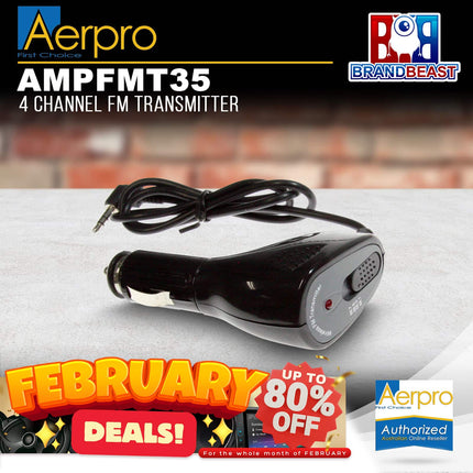 Aerpro AMPFMT35 4 Channel FM Transmitter