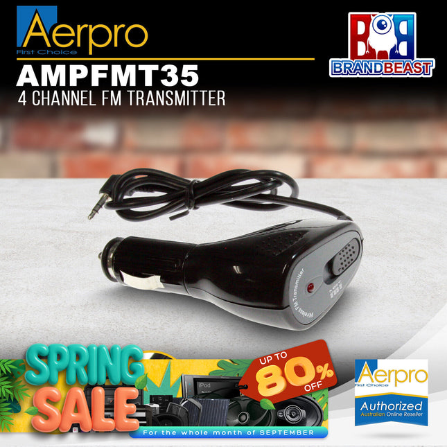 Aerpro AMPFMT35 4 Channel FM Transmitter