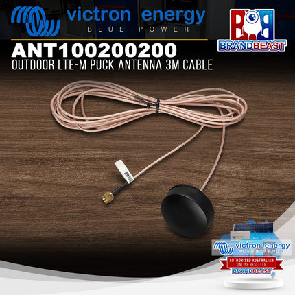 Victron Energy ANT100200200 Outdoor LTE-M Puck Antenna 3m Cable