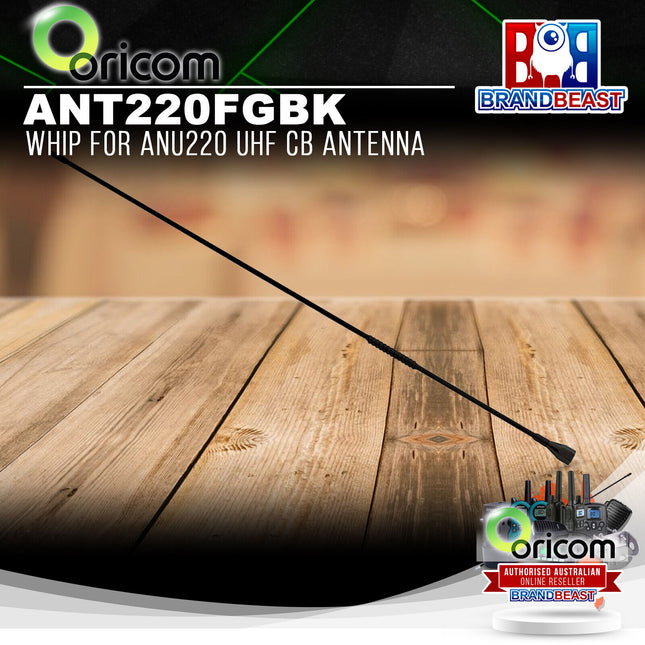 Oricom ANT220FGBK Whip For ANU220 UHF CB Antenna