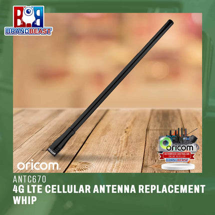 Oricom ANTC670 4G LTE Cellular Antenna Replacement Whip