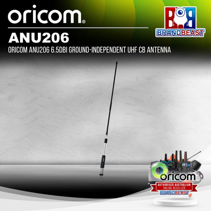 Oricom ANU206 6.5dBi Ground-Independent UHF CB Antenna
