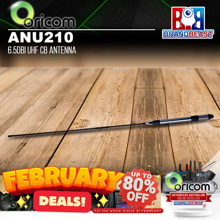 Oricom ANU210 6.5dBi UHF CB Antenna