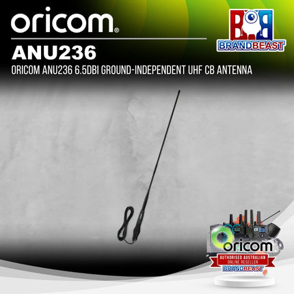 Oricom ANU236 6.5dBi Ground-Independent UHF CB Antenna