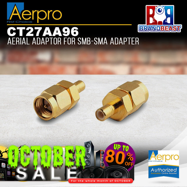 Aerpro CT27AA96 SMB TO SMA Adapter