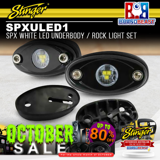 Stinger SPXULED1 SPX White LED Underbody / Rock Light Set