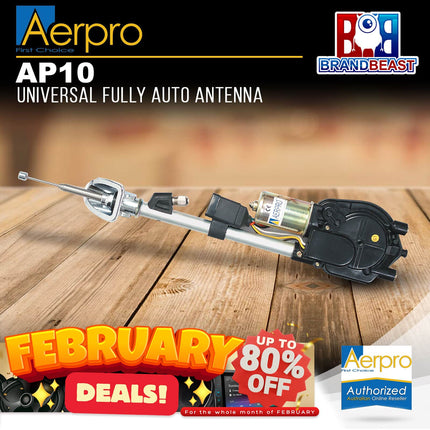 Aerpro AP10 Fully Auto Antenna Suit Holden Commodore VB-VL & Camira JB-JE